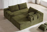 NOUVA 108" Chenille Right Chaise Sectional