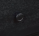 Harlow Art Deco Night Stand with Rich Finish, Solid Wood, and Unique Grain Design for Elegant Spaces