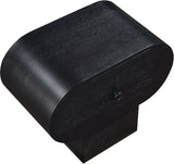 Harlow Art Deco Night Stand with Rich Finish, Solid Wood, and Unique Grain Design for Elegant Spaces