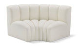 Arc - Faux Leather 2 Piece Modular Sofa