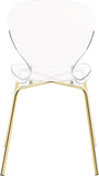 Clarion Contemporary Dining Chair Set - Stylish Lucite Polycarbonate Design for Modern Spaces