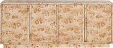 Cyrus Sideboard Buffet - Timeless Mid-Century Elegance in Solid Ash Burl Wood for Your Home Decor