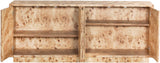 Cyrus Sideboard Buffet - Timeless Mid-Century Elegance in Solid Ash Burl Wood for Your Home Decor