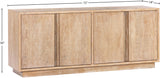 Cyrus Sideboard Buffet - Timeless Mid-Century Elegance in Solid Ash Burl Wood for Your Home Decor