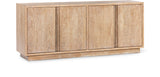 Cyrus Sideboard Buffet - Timeless Mid-Century Elegance in Solid Ash Burl Wood for Your Home Decor