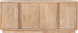 Cyrus Sideboard Buffet - Timeless Mid-Century Elegance in Solid Ash Burl Wood for Your Home Decor