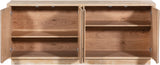 Cyrus Sideboard Buffet - Timeless Mid-Century Elegance in Solid Ash Burl Wood for Your Home Decor