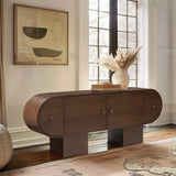 Harlow Sideboard/Buffet - Elegant Art Deco Design with Rich Finish, Perfect for Modern Interiors