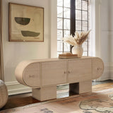 Harlow Sideboard/Buffet - Elegant Art Deco Design with Rich Finish, Perfect for Modern Interiors