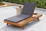 ORVA Outdoor Lounge Chaise with 2 Inches Pad