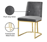 Heidi Velvet Contemporary Dining Chair Set - Glamorous Design with Plush Comfort for Stylish Dining