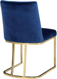 Heidi Velvet Contemporary Dining Chair Set - Glamorous Design with Plush Comfort for Stylish Dining