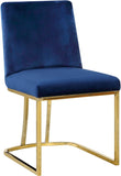 Heidi Velvet Contemporary Dining Chair Set - Glamorous Design with Plush Comfort for Stylish Dining