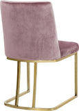 Heidi Velvet Contemporary Dining Chair Set - Glamorous Design with Plush Comfort for Stylish Dining