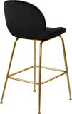 Paris Velvet Contemporary Counter Height Stool Set - Stylish, Comfortable, and Luxe Design for Your Home