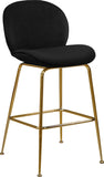 Paris Velvet Contemporary Counter Height Stool Set - Stylish, Comfortable, and Luxe Design for Your Home