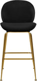 Paris Velvet Contemporary Counter Height Stool Set - Stylish, Comfortable, and Luxe Design for Your Home