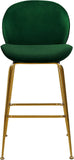 Paris Velvet Contemporary Counter Height Stool Set - Stylish, Comfortable, and Luxe Design for Your Home