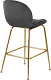 Paris Velvet Contemporary Counter Height Stool Set - Stylish, Comfortable, and Luxe Design for Your Home