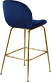 Paris Velvet Contemporary Counter Height Stool Set - Stylish, Comfortable, and Luxe Design for Your Home
