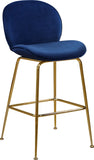 Paris Velvet Contemporary Counter Height Stool Set - Stylish, Comfortable, and Luxe Design for Your Home