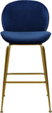 Paris Velvet Contemporary Counter Height Stool Set - Stylish, Comfortable, and Luxe Design for Your Home