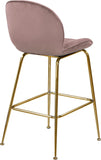 Paris Velvet Contemporary Counter Height Stool Set - Stylish, Comfortable, and Luxe Design for Your Home