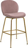 Paris Velvet Contemporary Counter Height Stool Set - Stylish, Comfortable, and Luxe Design for Your Home