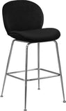 Paris Velvet Contemporary Counter Height Stool Set - Stylish, Comfortable, and Luxe Design for Your Home