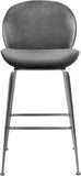 Paris Velvet Contemporary Counter Height Stool Set - Stylish, Comfortable, and Luxe Design for Your Home