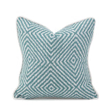 20 x 20 Outdoor Pillow Helm Teal- Poly Insert