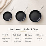 5-Ply Nonstick Stainless Steel Frying Pan
