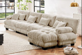 CLOUDIES 173" 4 Seater Sofa with 1 Ottoman