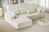 NOUVA 108" Chenille Left Chaise Sectional