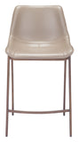 Magnus Counter Stool (Set of 2) Brown & Walnut