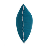 20 x 20 Outdoor Pillow with Dec Cord- Seascape Turquoise- Poly Insert
