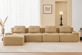 CORDELIA 153" 4-Seater Sofa with 1 Ottoman
