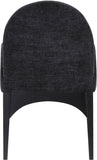 Waldorf - Chenille Dining Arm Chair With Black Legs