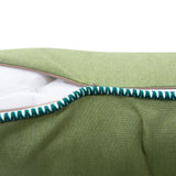 20 x 20 Outdoor Pillow with Dec Cord- Seascape Moss- Poly Insert