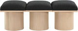Pavilion - 3 Piece Modular Bench With Natural Base
