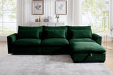 PERTH 122" 3-Seater Sofa with 1 ottoman