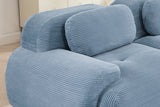 MIA 117'' 3-Seater Sofa with 1 Ottoman