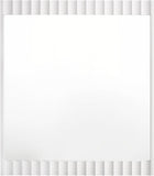 Modernist Glass Mirror - Chic Industrial Style with Sculptural Design for Contemporary Home Decor