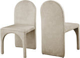 Summer Luxurious Contemporary Dining Chairs - Stylish Set of 2 with Durable Steel Frame