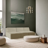 Shaggy - 3 Seat Modular Armless Sofa