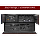 AR15 Whiskey Gun Decanter Flag Set - 1000ml Rifle & Pistol Set