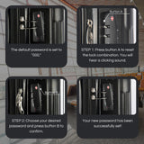 Wine Bottle Suitcase Aluminum | Holds 12 Standard 750 ML Bottles | Universal Airplane Luggage Case, TSA Approved Wheeled Bag For Professionals & Consumers, Gift For Wine Lovers, Connoisseurs (26 IN)