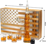 Whiskey Decanter Flag Set - 1000ml AK47 Rifle Gun