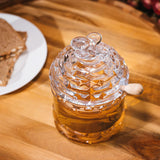 Crystal Bee Honey Dish Jar, Gift 6"