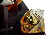 Diamond Whiskey Decanter - 2 Diamond Glasses (750 ML DECANTER)